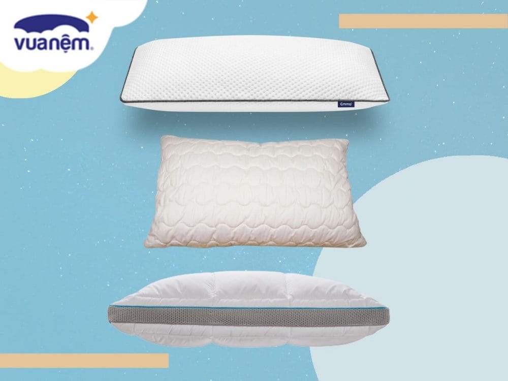 kích thước gối tiêu chuẩn
