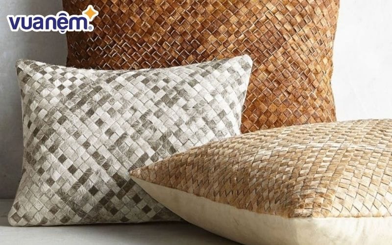 Nhiều thiết kế độc đáo ra đời lấy cảm hứng từ các loại gối trúc, gối mây truyền thống