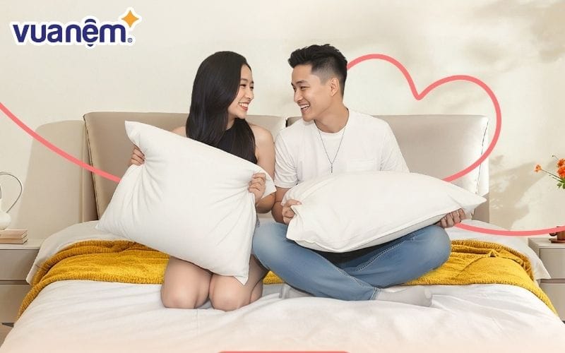 Mua gối ngủ chất lượng tại Vua Nệm