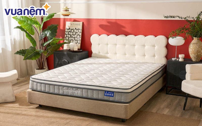 Nệm lò xo Goodnight Sleep Wave 4.0 cách ly chuyển động