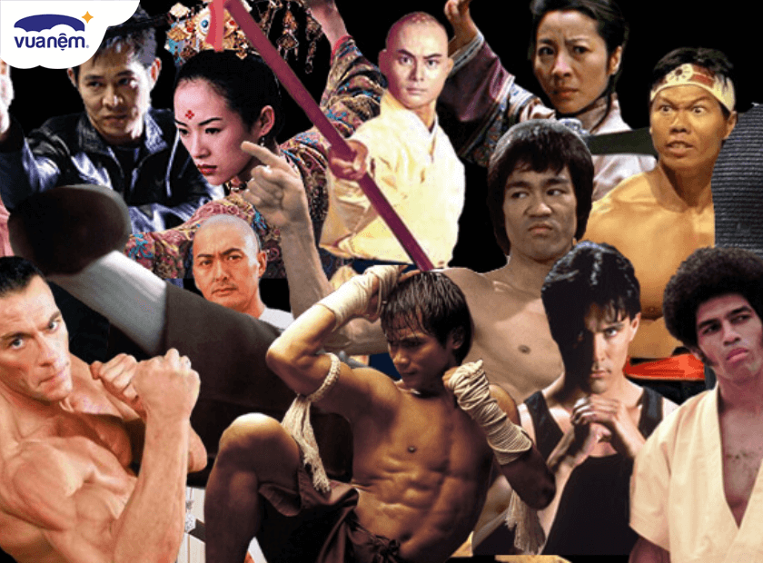 Современные единоборства. Восточные единоборства. Два воина джет ли. Быстрота в единоборствах. Девятизвездные боевые искусства.