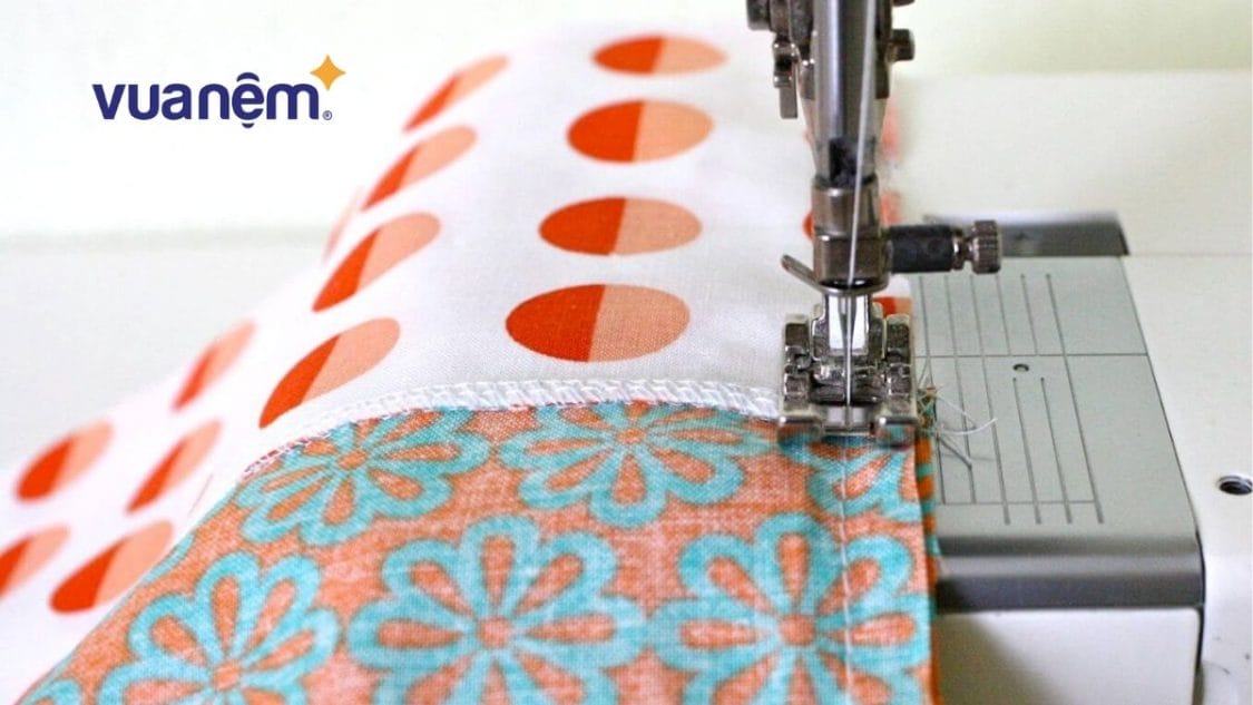 cách may vỏ gối