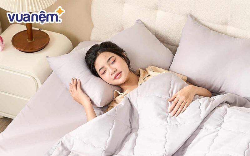 Cải thiện chất lượng giấc ngủ với chăn ga gối nệm Vua Nệm
