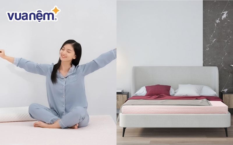 Bộ chăn ga gối đệm màu hồng lý tưởng