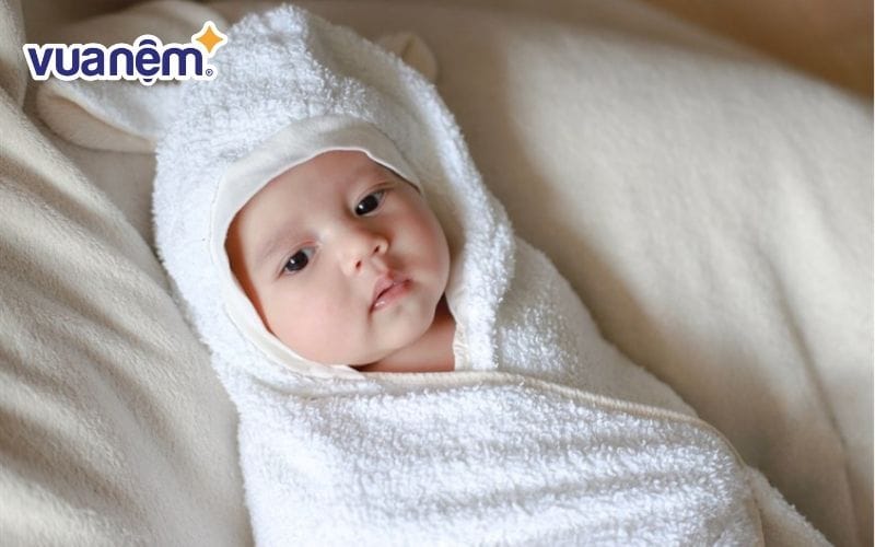 Chăn ủ tạo môi trường thoải mái cho bé
