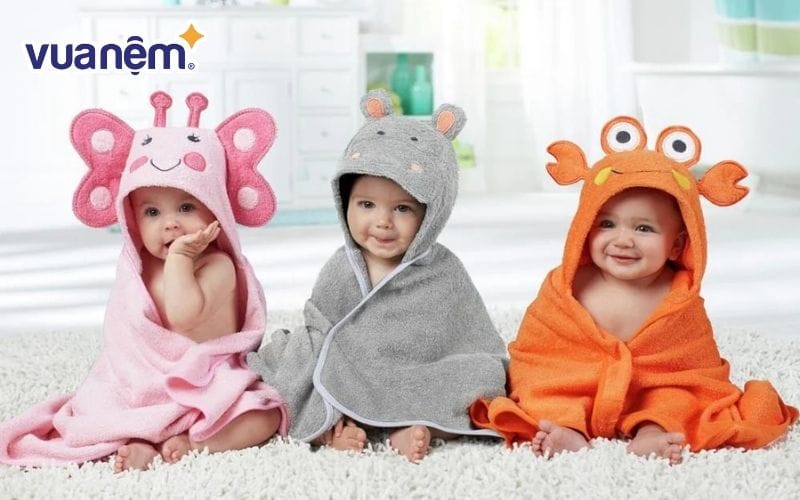 Chăn ủ cho bé dạng hình thú