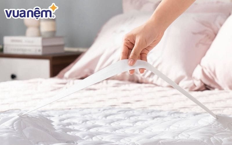 Ga giường bọc giúp định hình cho ga không bị xô hay nhăn