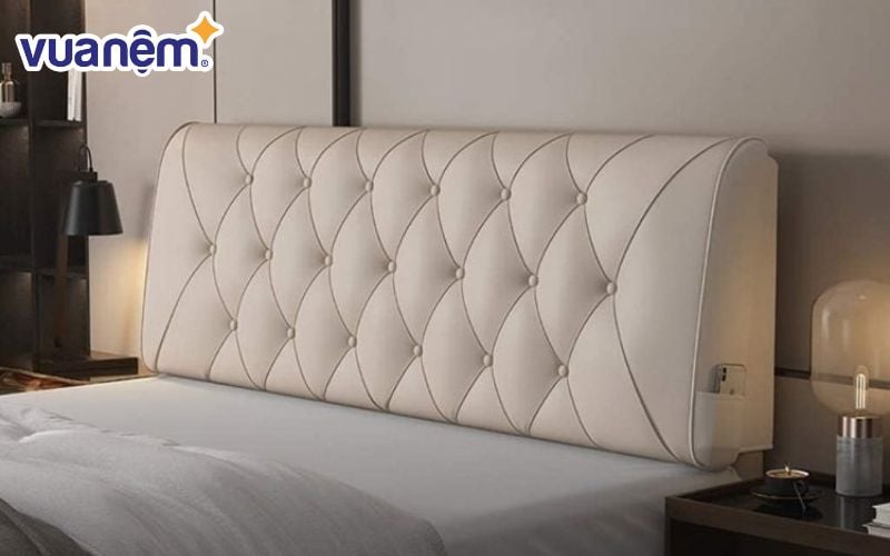 Gối đầu giường phong cách sang trọng hình chữ nhật dài