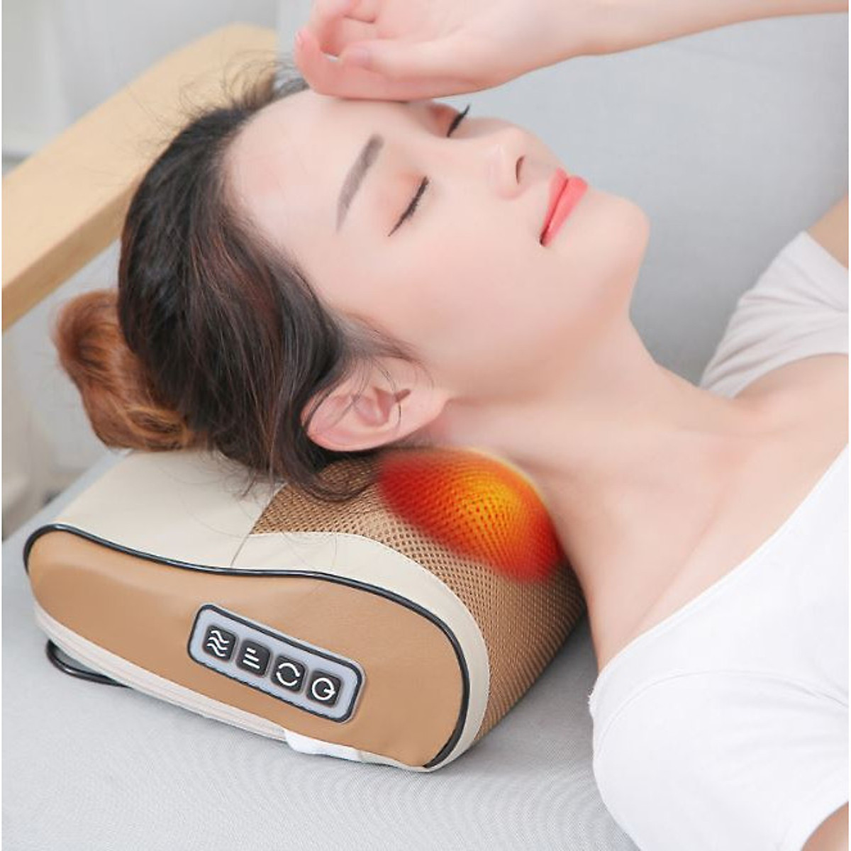 lợi ích của gối massage hồng ngoại