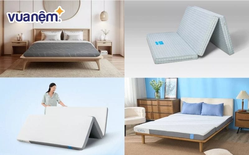 Một số mẫu nệm gấp tiện lợi tại Vua Nệm