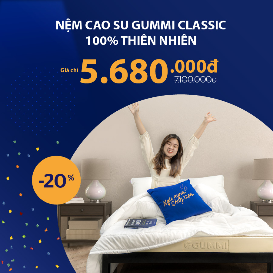 Nệm cao su Gummi Classic