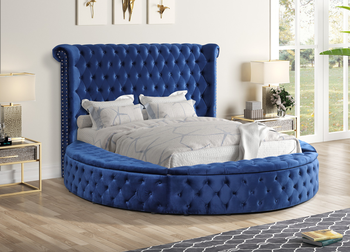 thiết kế giường tròn