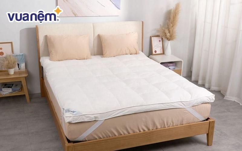 Topper lông vũ Doona Microfiber dày 7cm