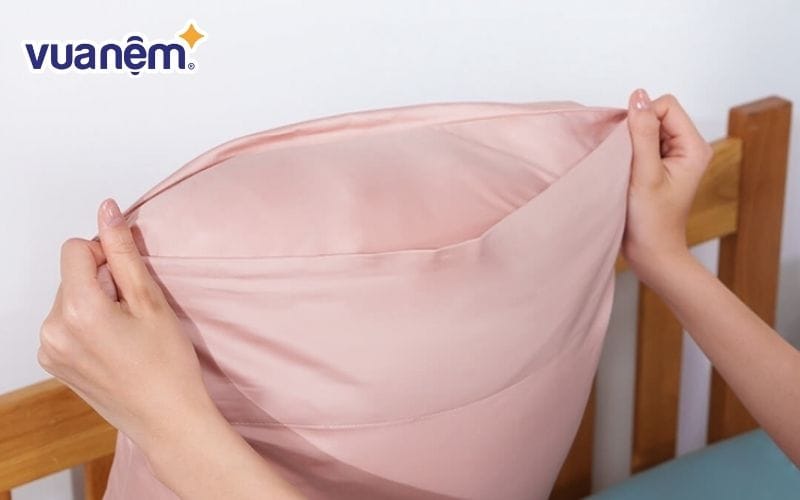 Vỏ gối bằng chất liệu vải cotton