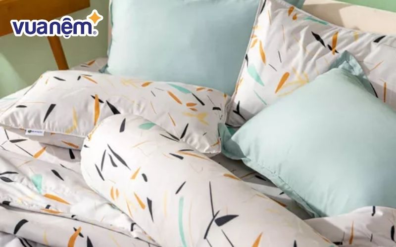 Bộ chăn gối cute microfiber Amando Ellie họa tiết