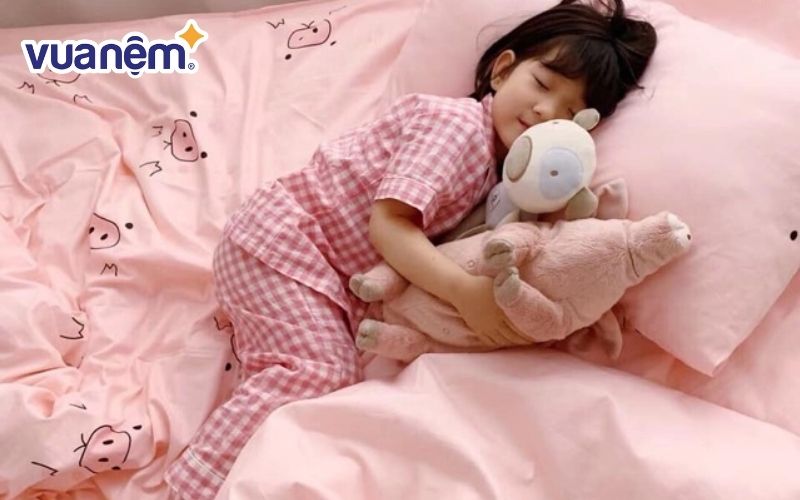 Chăn ga gối đệm cute, dễ thương giúp bé vui vẻ hơn khi ngủ