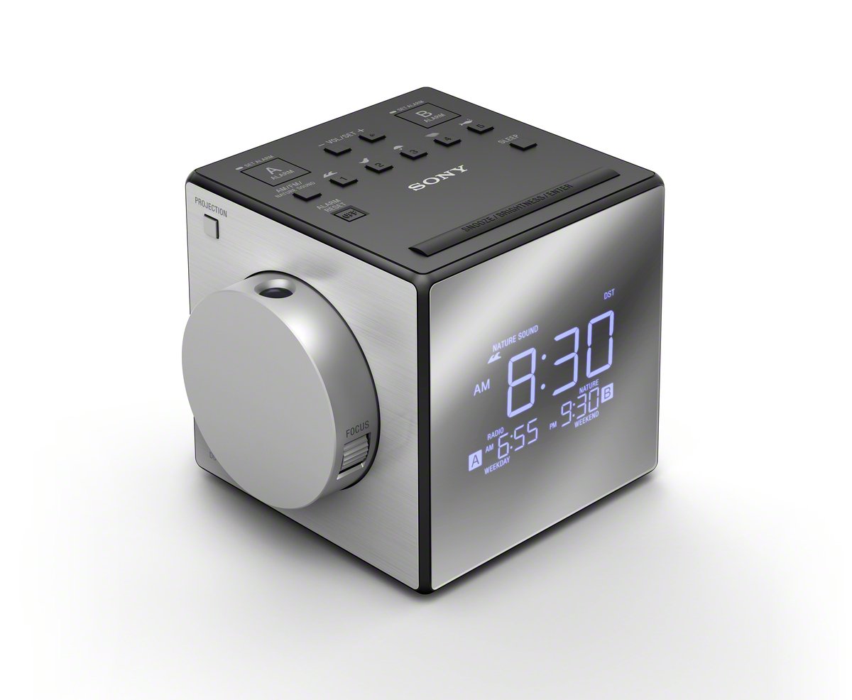 đồng hồ báo thức sony compact am/fm
