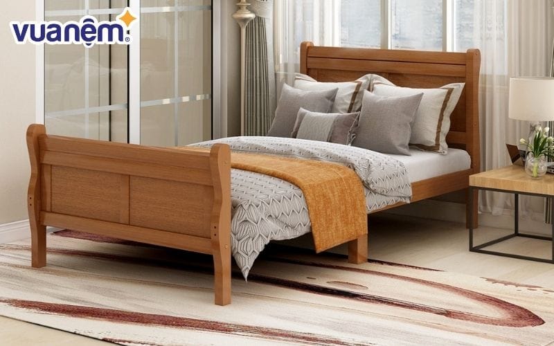 Giường ngủ gỗ dổi đơn