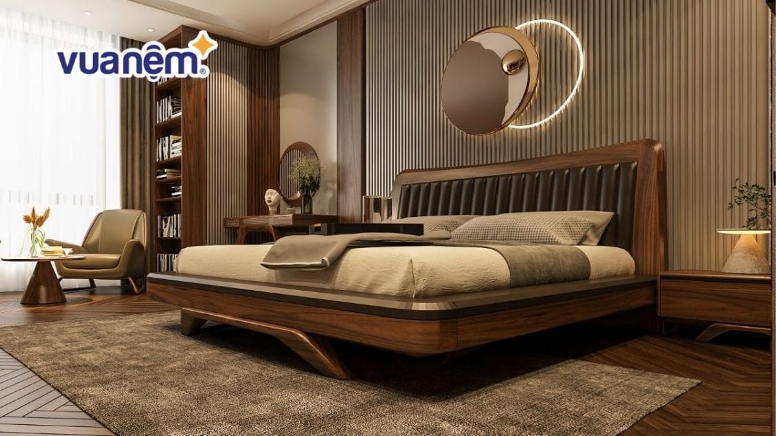 giường ngủ gỗ óc chó