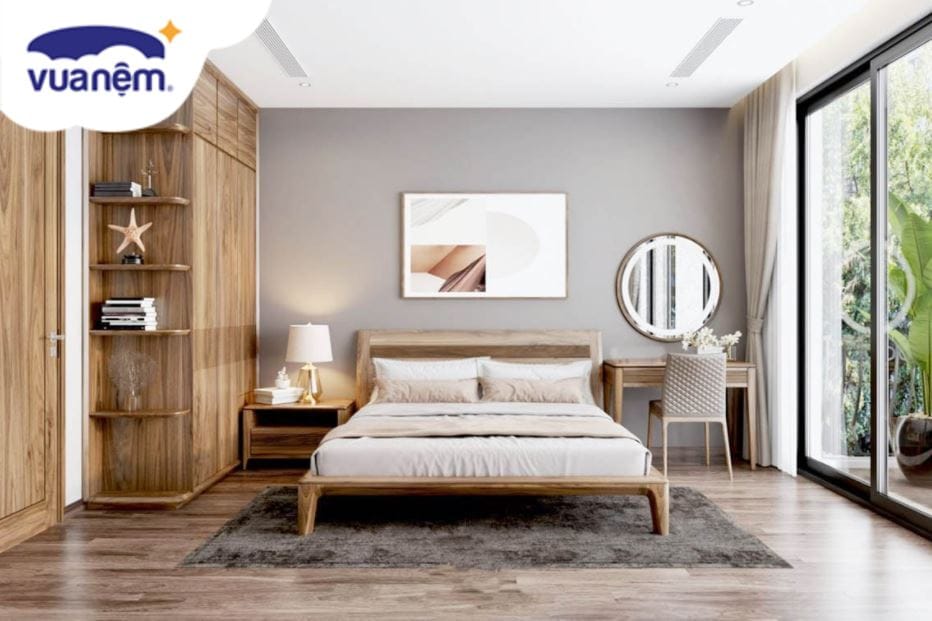 giường ngủ gỗ óc chó