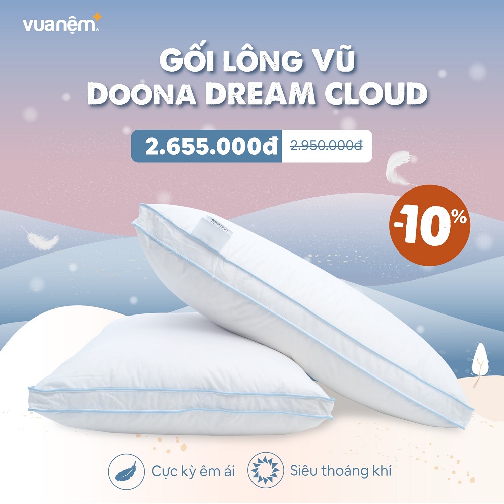 Gối lông vũ Doona Dream Cloud