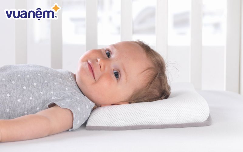 Chọn gối nằm trẻ em có kích thước và độ dày phù hợp