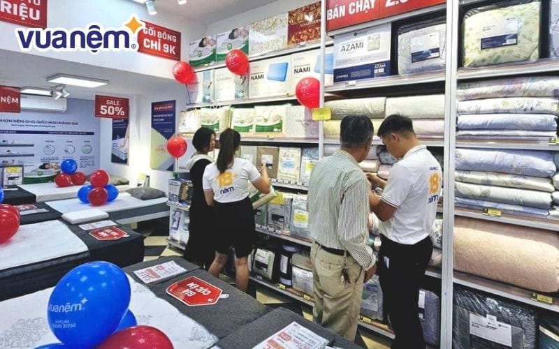 Chọn sản phẩm Vua Nệm để giấc ngủ sâu và trọn vẹn