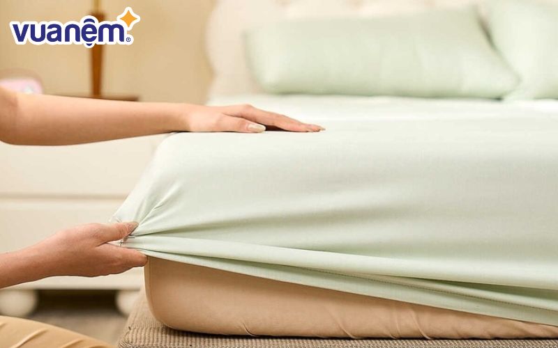 Đệm đơn 1m2 dễ bảo quản và vệ sinh