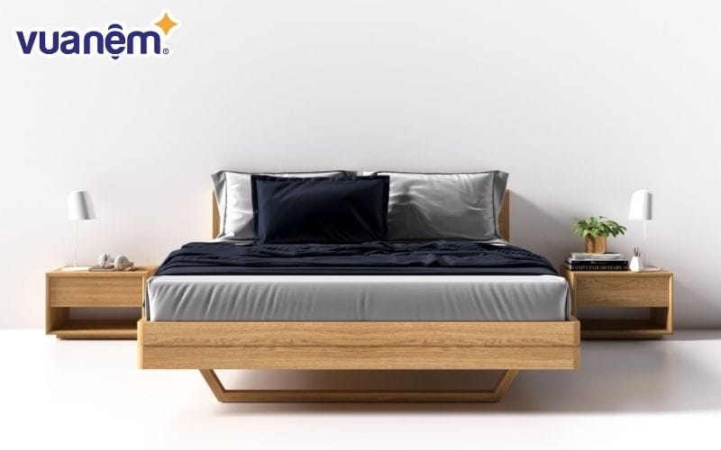 Giường ngủ gỗ sồi
