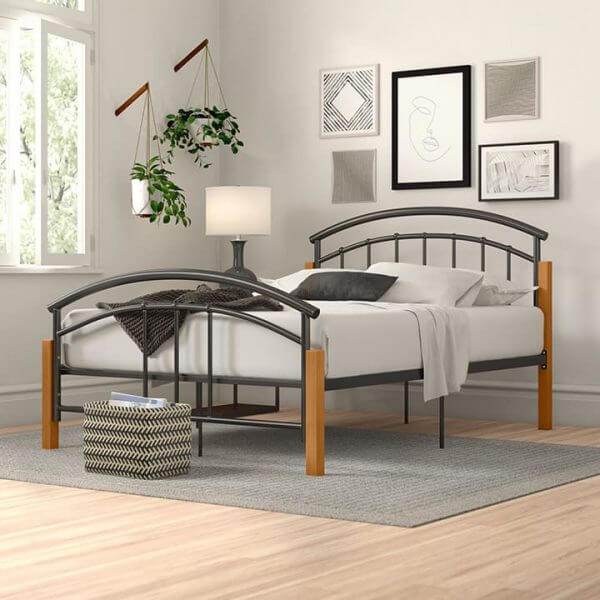 Mẫu giường ngủ làm từ kim loại hiện đại