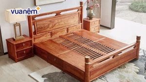 TOP 8 mẫu giường ngủ gỗ hương đẹp cho mọi không gian nhà ở  