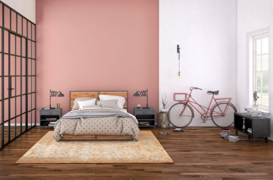 trang trí phòng ngủ màu hồng đơn giản