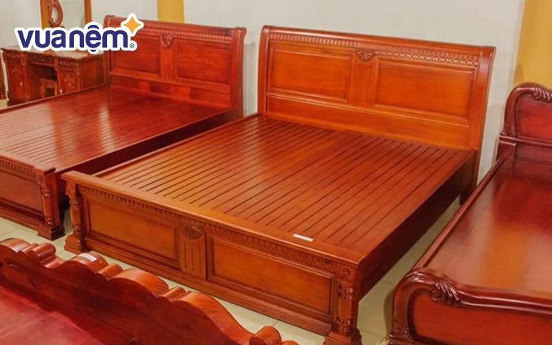 Giường ngủ gỗ thao lao phù hợp với nhu cầu sử dụng tại Việt Nam