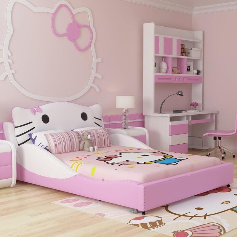 mẫu phòng ngủ hello kitty