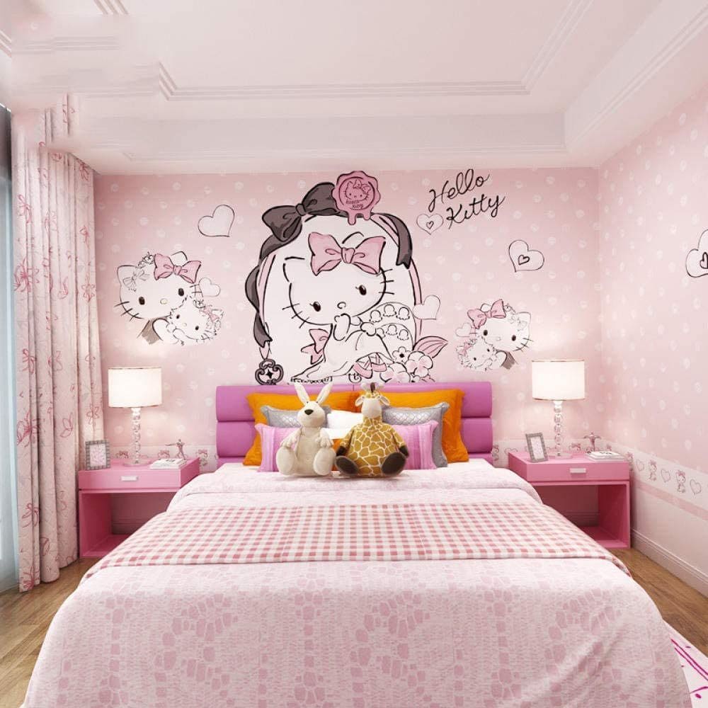 phòng ngủ hello kitty