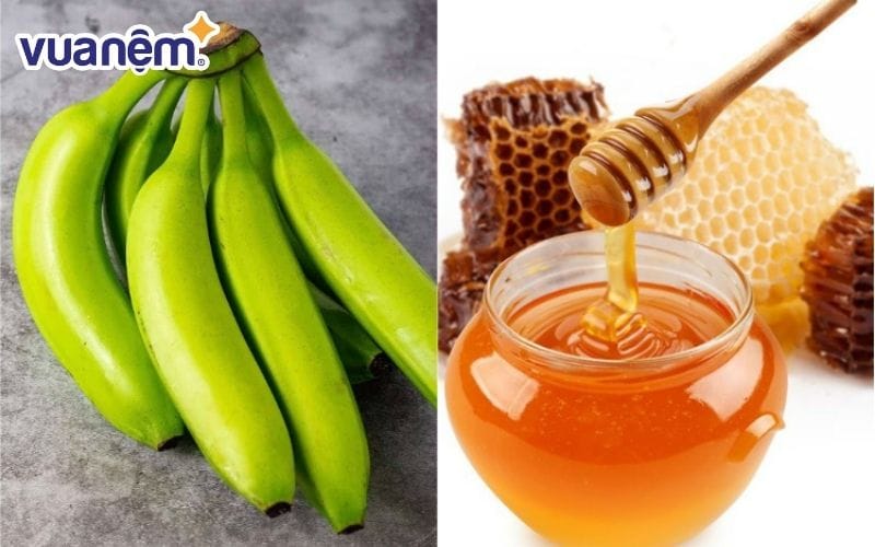 Chuối xanh kết hợp với mật ong chữa mất ngủ hiệu quả