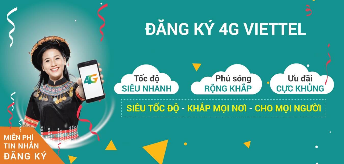 Đăng ký gói cước data Viettel 