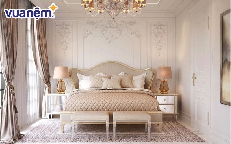 Giường cưới theo theo phong cách cổ điển