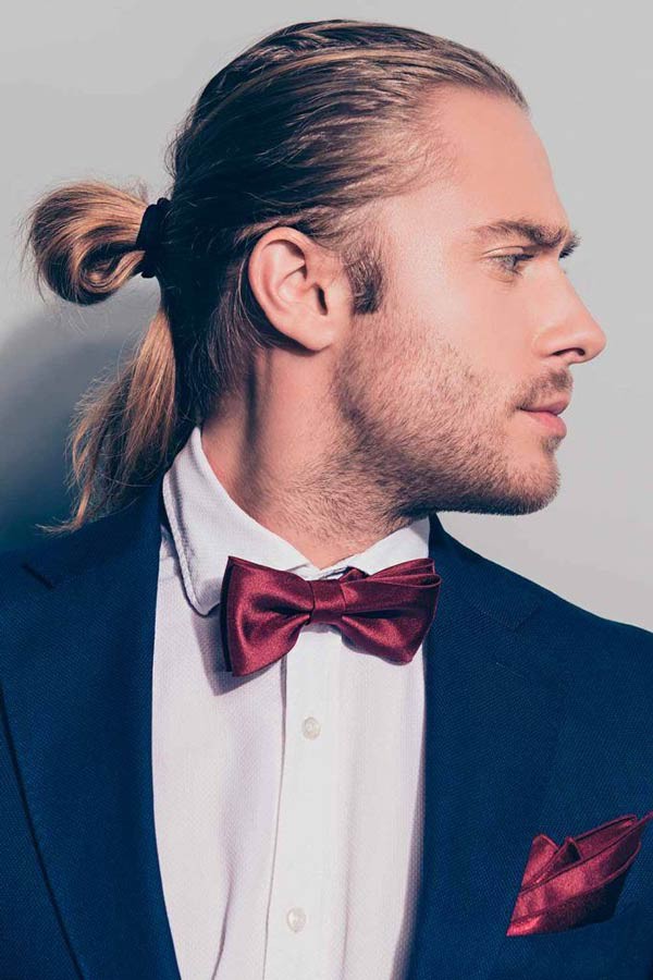 Kiểu tóc chú rể Man bun