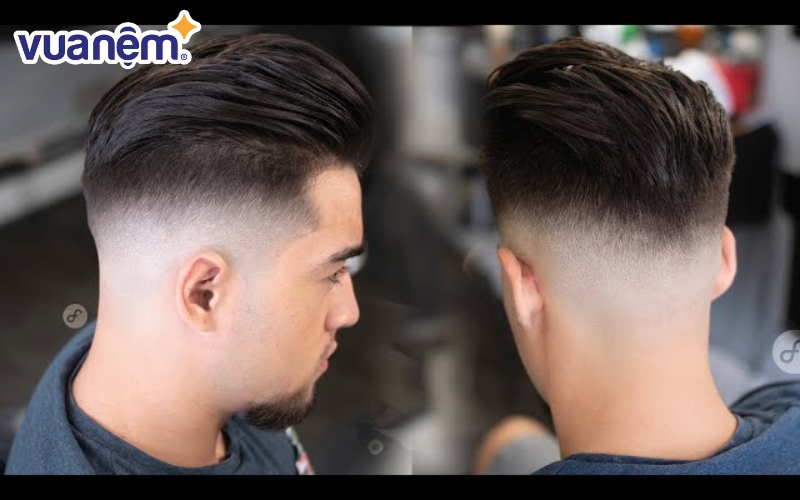 Kiểu tóc chú rể Undercut Fade