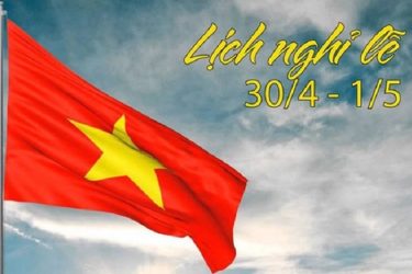 Lịch nghỉ lễ 30/4