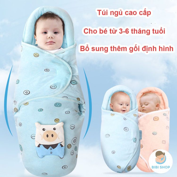 Túi ngủ Biduole kèm gối