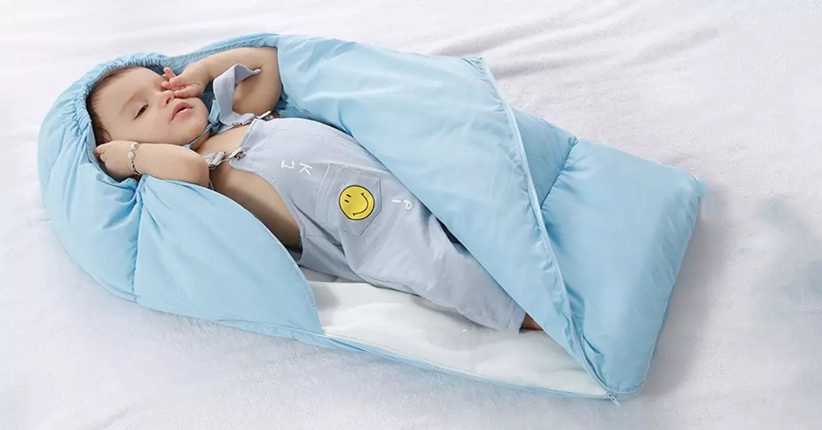 Cách sử dụng túi ngủ cho bé rất đơn giản