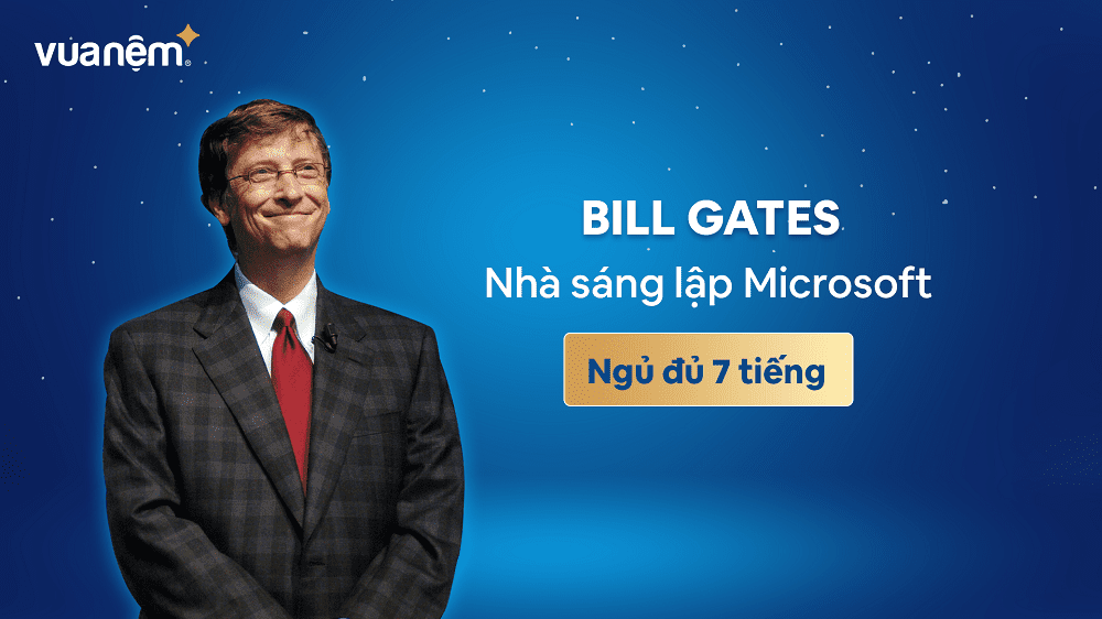 giấc ngủ đối với Bill Gates