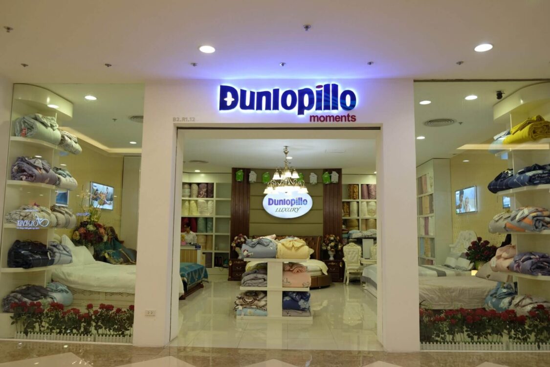 Dunlopillo cửa hàng nệm chất lượng, bán chạy hàng đầu