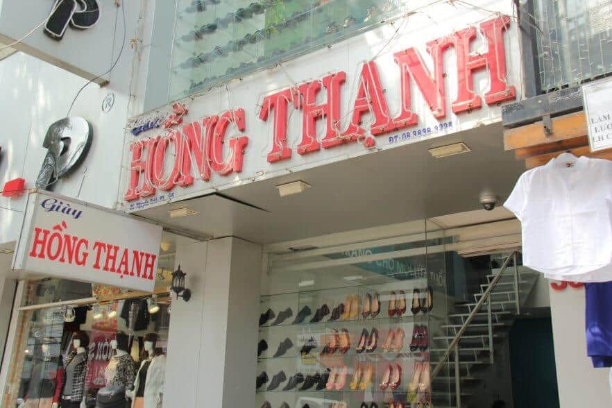  cửa hàng giày dép đẹp nhất tphcm Hồng Thạnh
