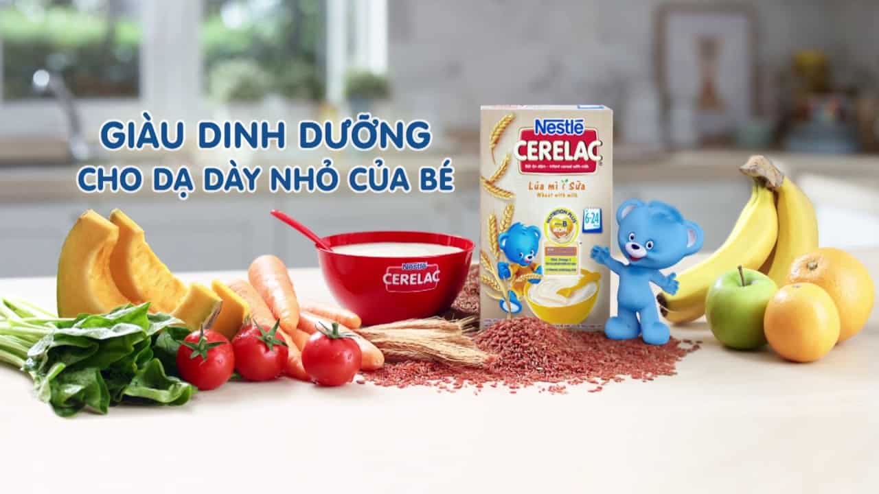 bột ăn dặm dành cho bé 4 tháng tuổi 