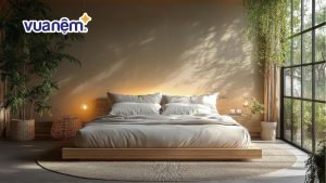 Mẫu giường cưới theo phong cách Zen Nhật Bản đậm chất thiền