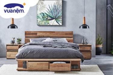 Giải đáp giường gỗ hộp là gì? Ưu và nhược điểm của giường gỗ hộp
