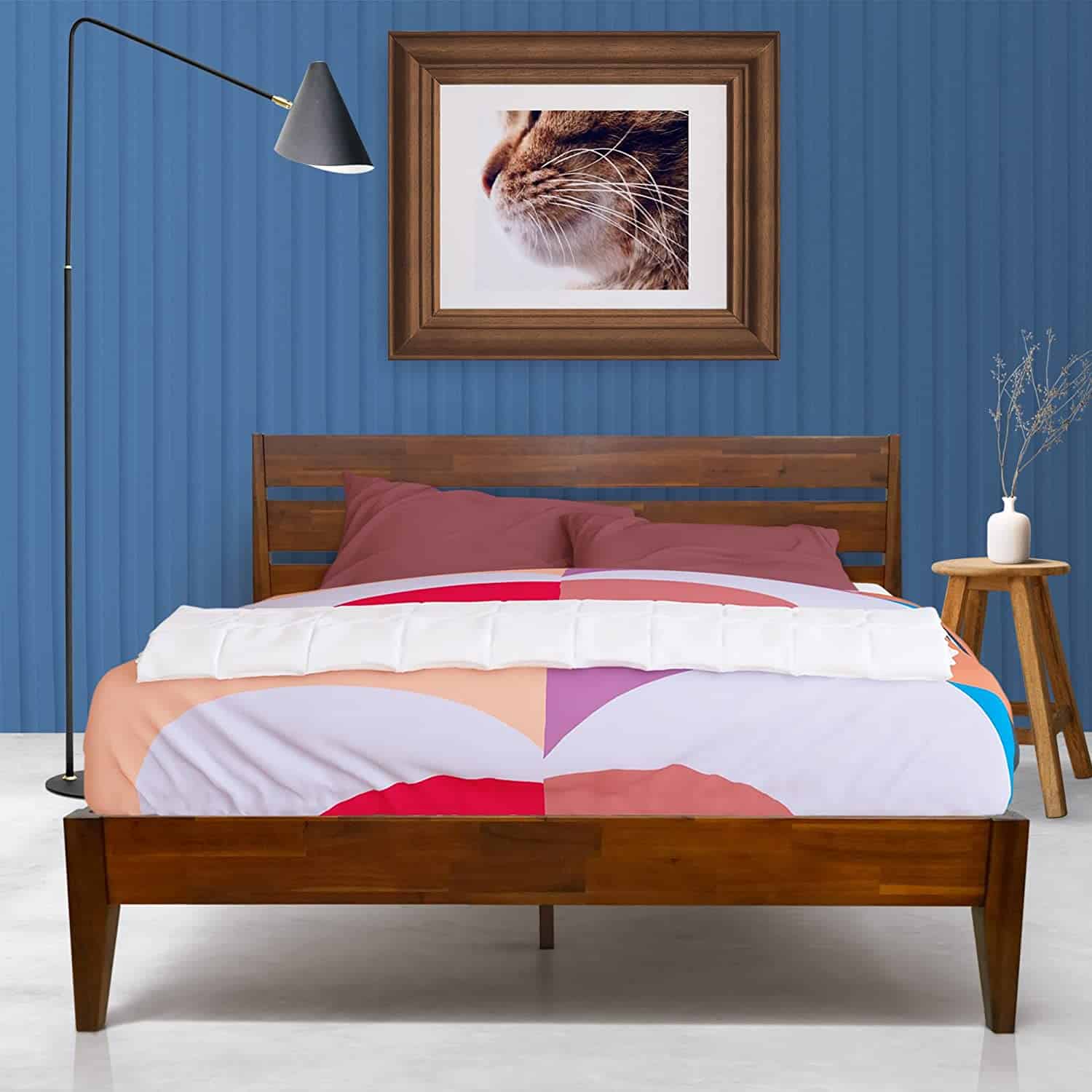 giường gỗ keo giá